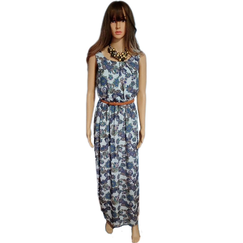 Pink Owl oversized M empire waist maxi dress